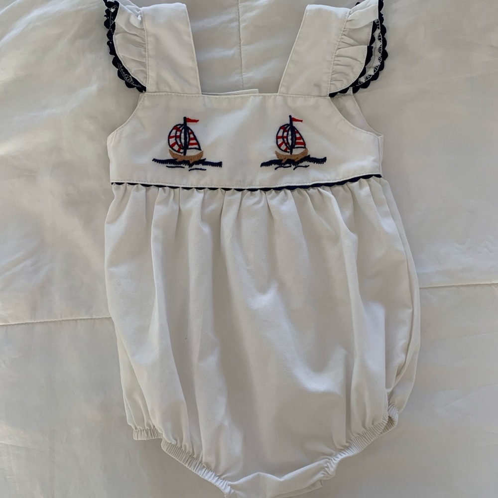 Sweet Dreams Baby Girl Sailboat Bubble